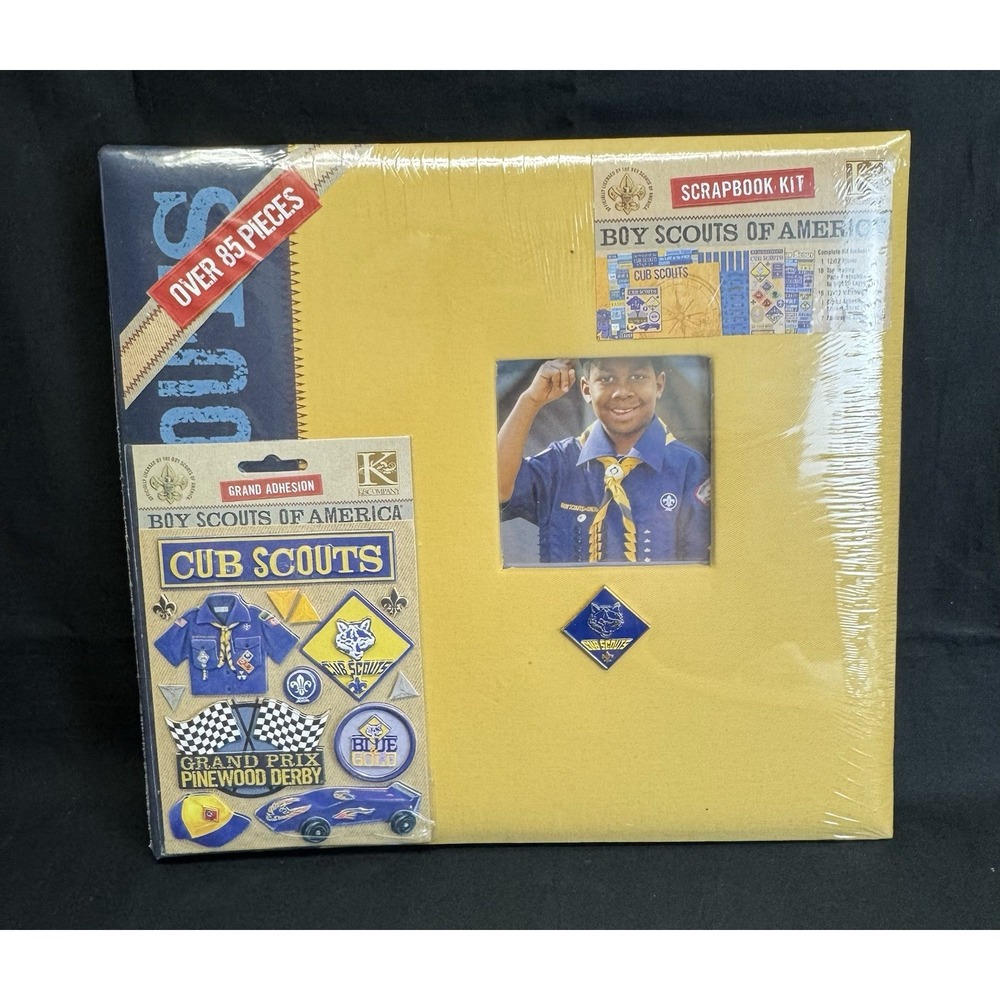Boy Scouts of America K & Company Scrapbook Kit 85+ pieces~NEW